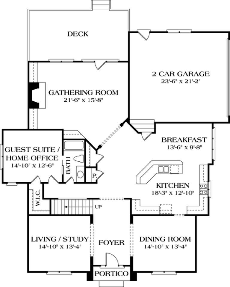 House Plan House Plan #12834 Drawing 1