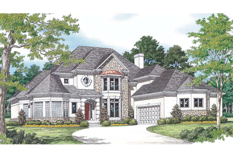 Traditional House Plan #3323-00367 Elevation Photo