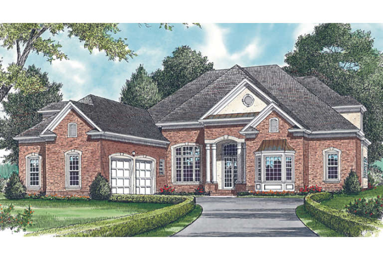 House Plan House Plan #12837 Front Elevation