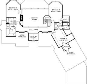 Floorplan 3 for House Plan #3323-00370