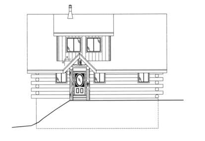 Mountain House Plan #039-00048 Elevation Photo