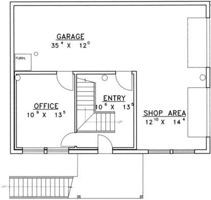 House Plan House Plan #1284 Drawing 1