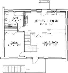 Main Floor for House Plan #039-00048