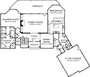 Floorplan 2 for House Plan #3323-00371