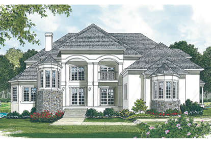 Traditional House Plan #3323-00377 Elevation Photo