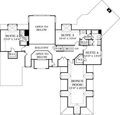 Floorplan 2 for House Plan #3323-00380