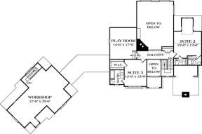 Floorplan 3 for House Plan #3323-00381