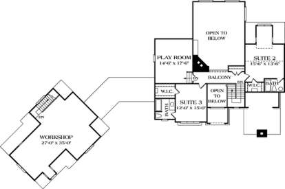 Floorplan 3 for House Plan #3323-00381