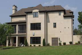 Luxury House Plan #3323-00384 Elevation Photo