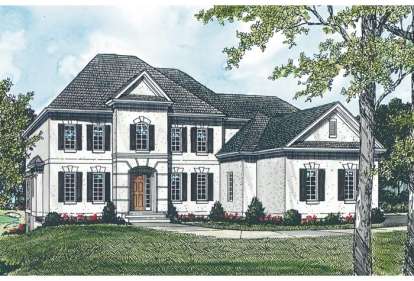 Traditional House Plan #3323-00385 Elevation Photo