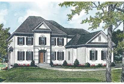 Traditional House Plan #3323-00385 Elevation Photo