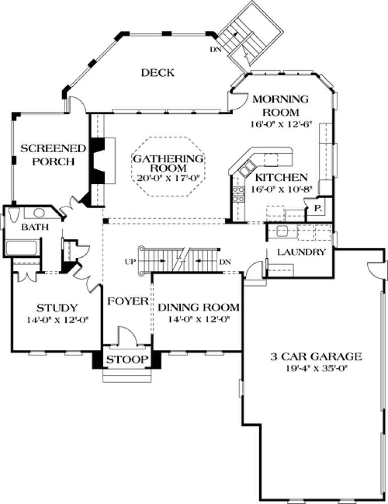 House Plan House Plan #12854 Drawing 2