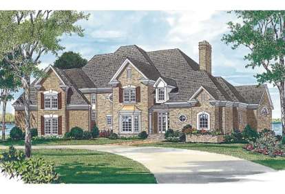 Traditional House Plan #3323-00386 Elevation Photo