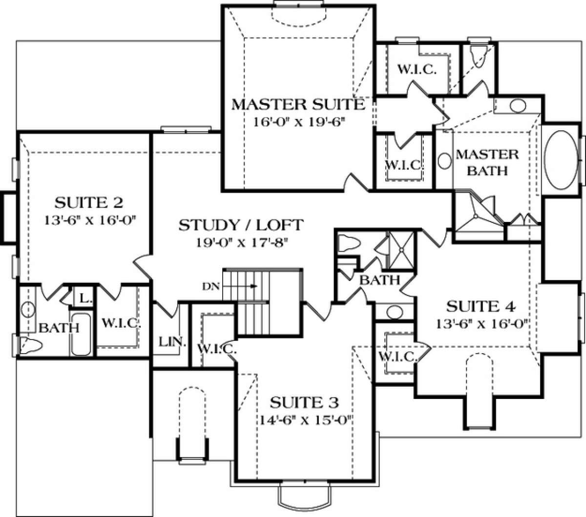 Floorplan 3 for House Plan #3323-00387