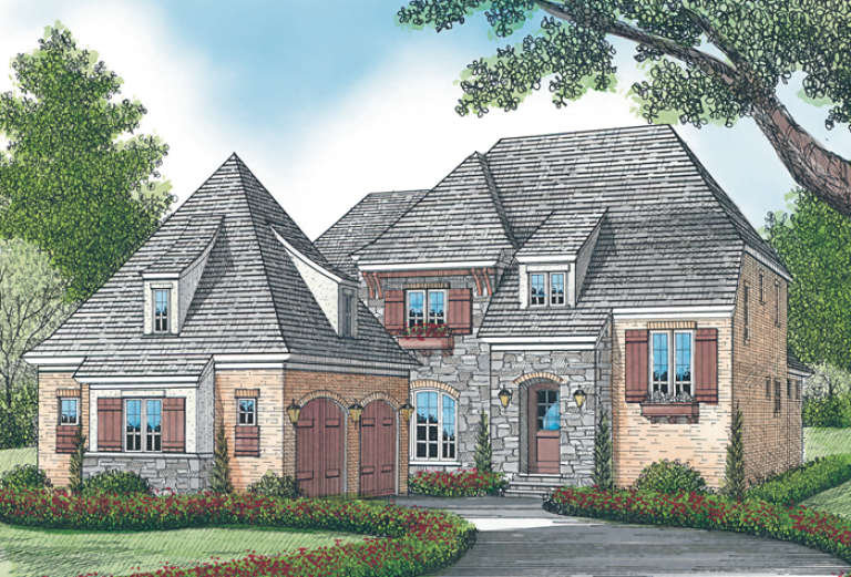 House Plan House Plan #12860 Front Elevation