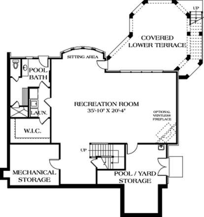 Floorplan 1 for House Plan #3323-00394