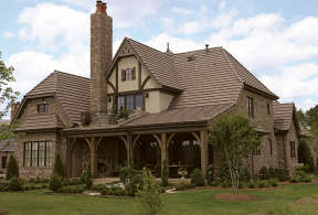 Luxury House Plan #3323-00395 Elevation Photo