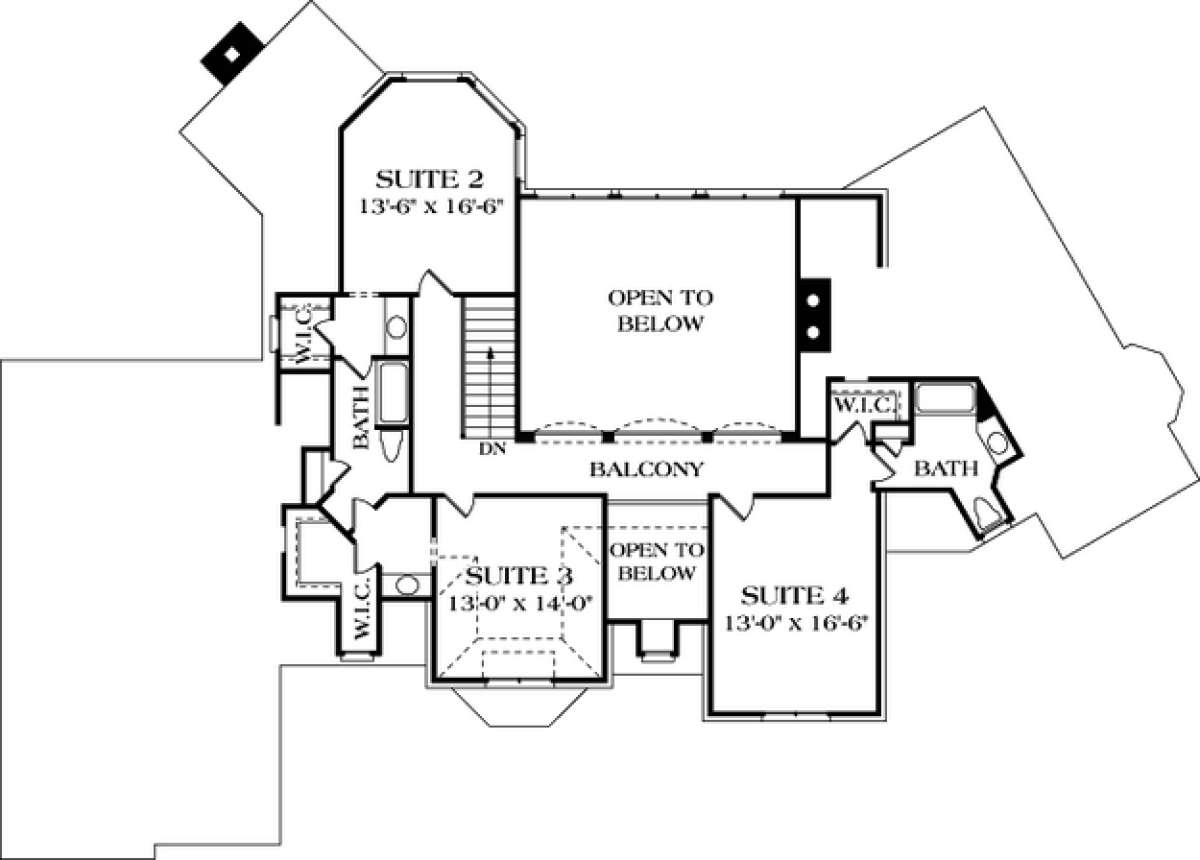 Floorplan 3 for House Plan #3323-00396