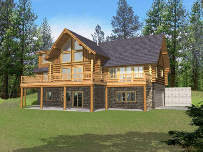 Mountain House Plan #039-00051 Elevation Photo