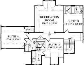 Floorplan 3 for House Plan #3323-00405