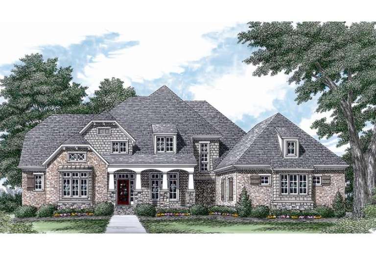 House Plan House Plan #12875 Front Elevation