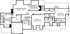 Floorplan 3 for House Plan #3323-00408