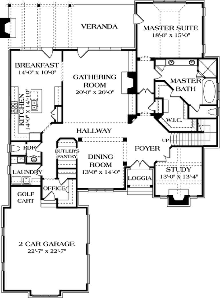 House Plan House Plan #12883 Drawing 1