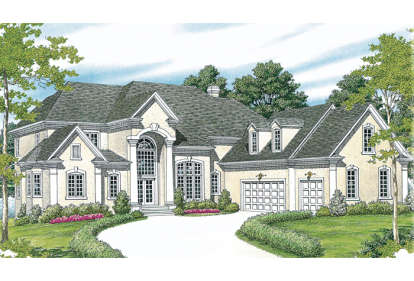 Traditional House Plan #3323-00419 Elevation Photo