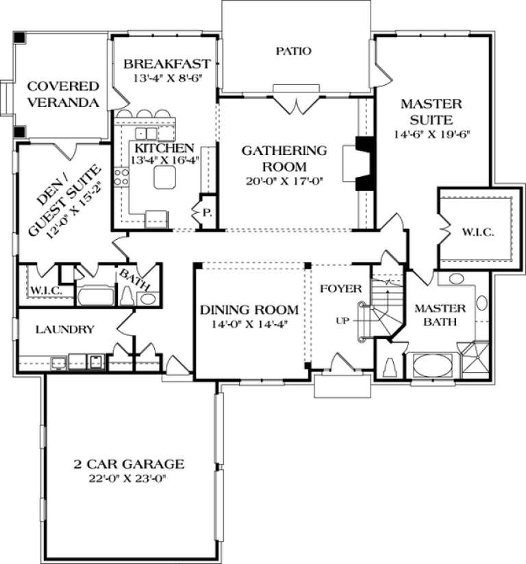 House Plan House Plan #12896 Drawing 1