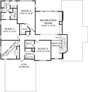 Floorplan 2 for House Plan #3323-00427