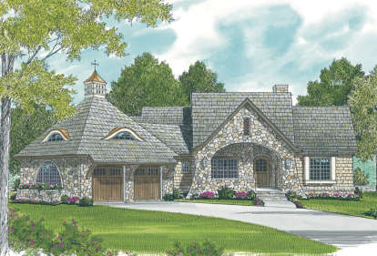 4 Bed, 4 Bath, 4264 Square Foot House Plan - #3323-00430