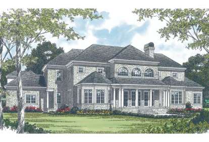 Traditional House Plan #3323-00433 Elevation Photo