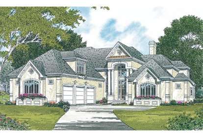 Traditional House Plan #3323-00434 Elevation Photo