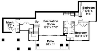 Floorplan 2 for House Plan #035-00366