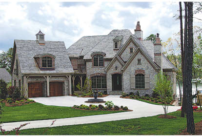 European House Plan #3323-00441 Elevation Photo