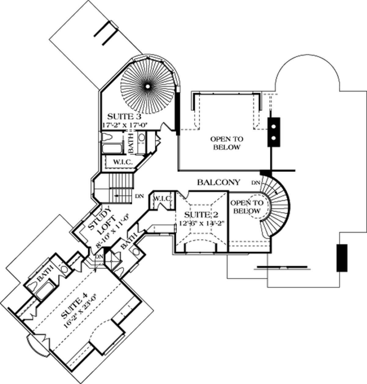 Floorplan 2 for House Plan #3323-00442