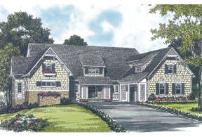 Craftsman House Plan #3323-00444 Elevation Photo