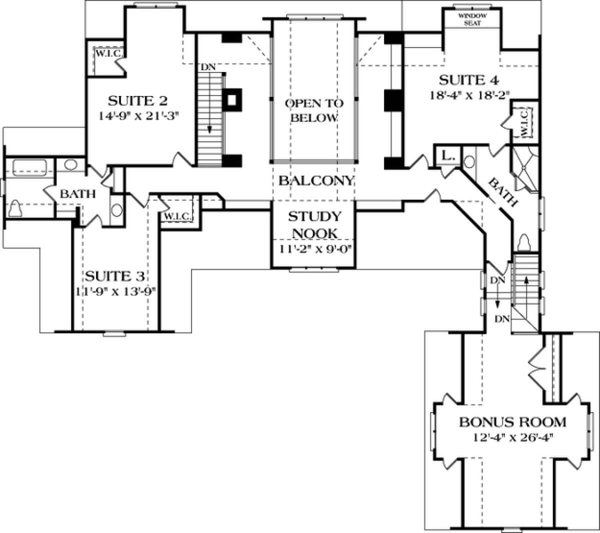 Floorplan 2 for House Plan #3323-00444