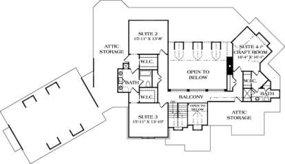 Floorplan 3 for House Plan #3323-00446