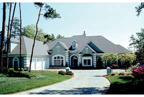 Luxury House Plan #3323-00447 Elevation Photo