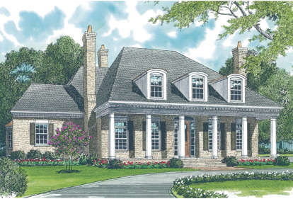 Southern House Plan #3323-00449 Elevation Photo