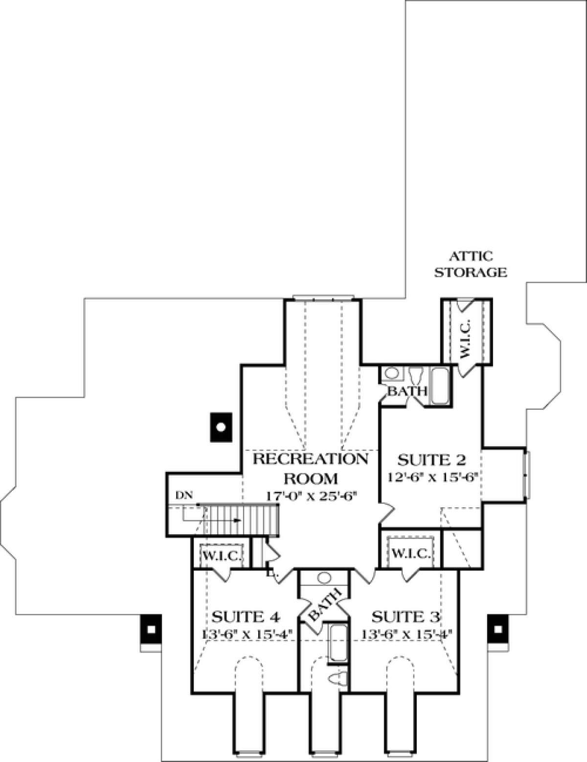 Floorplan 2 for House Plan #3323-00449