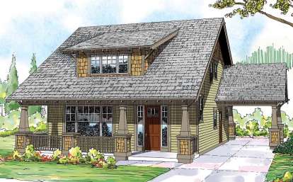 Cape Cod House Plan #035-00476 Elevation Photo