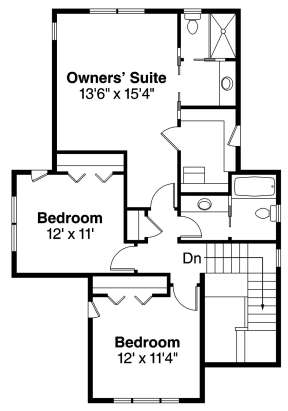 Floorplan 2 for House Plan #035-00476
