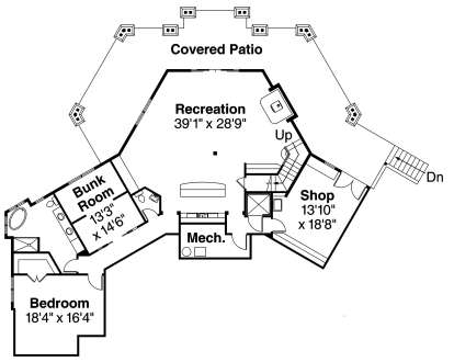 Floorplan 2 for House Plan #035-00478