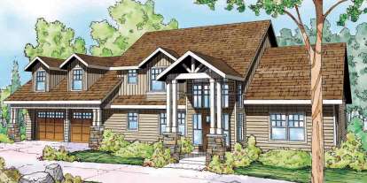 Cottage House Plan #035-00482 Elevation Photo