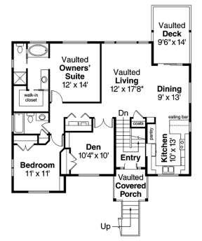 Second Floor for House Plan #035-00484