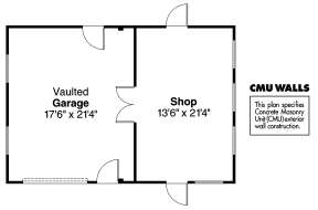 Floorplan 1 for House Plan #035-00506