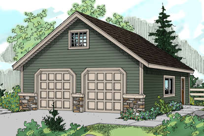 0 Bed, 0 Bath, 1178 Square Foot House Plan - #035-00510