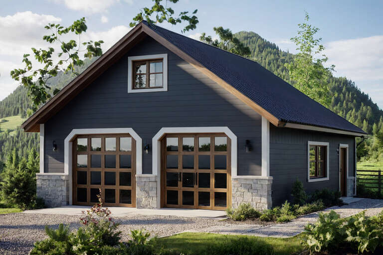 House Plan House Plan #12953 Angled Front Elevation